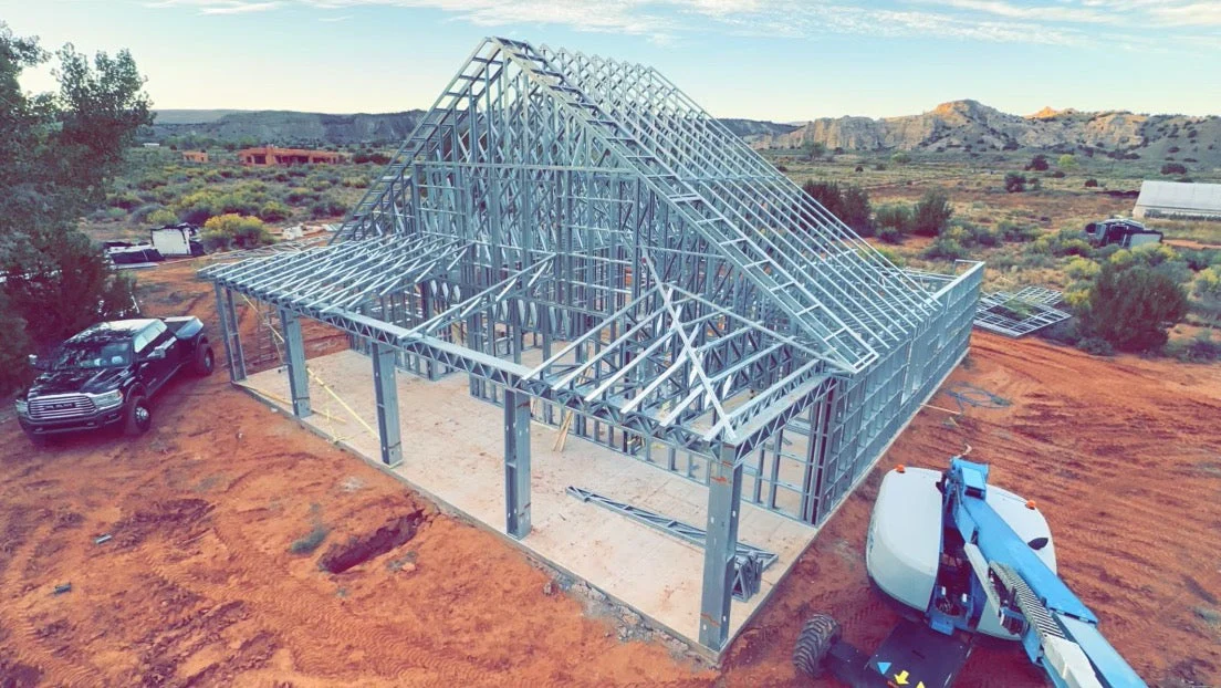 Aerial barndo steel kit in Louisiana