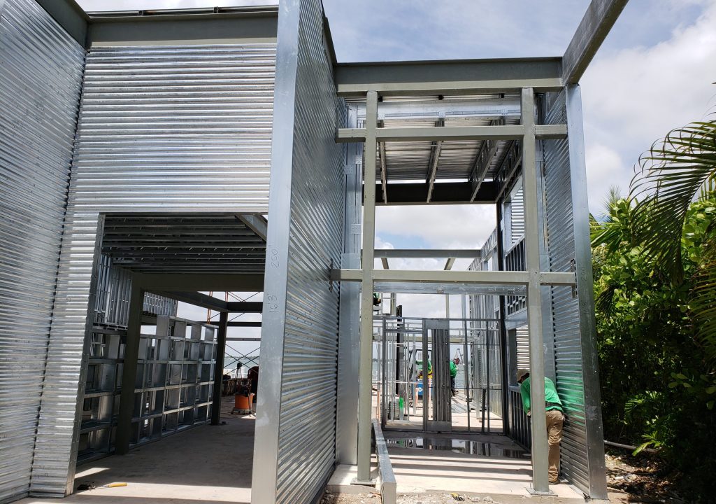 Barndominium steel structure in Louisiana